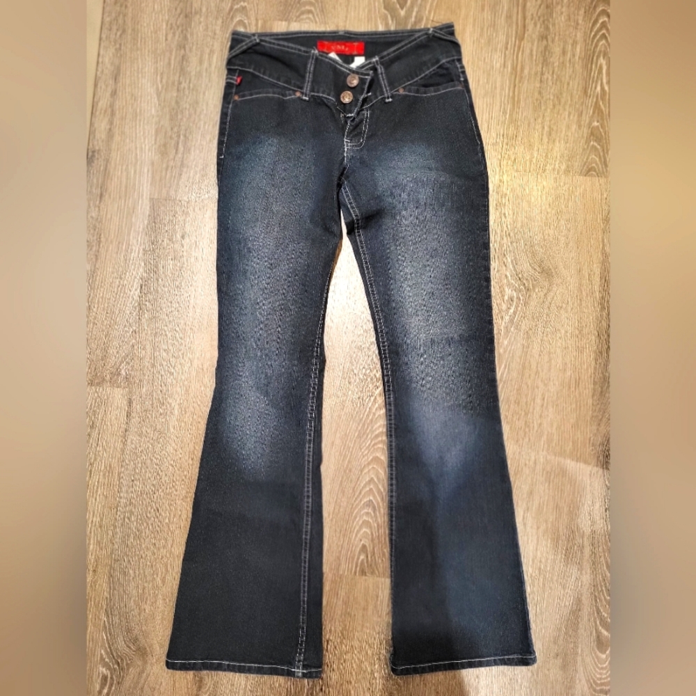YMI dark wash bootcut jeans